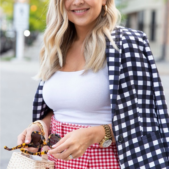 Gingham blazer - Picture 3 of 7